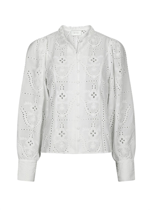 Gilda embroidery bluse White Neo Noir 